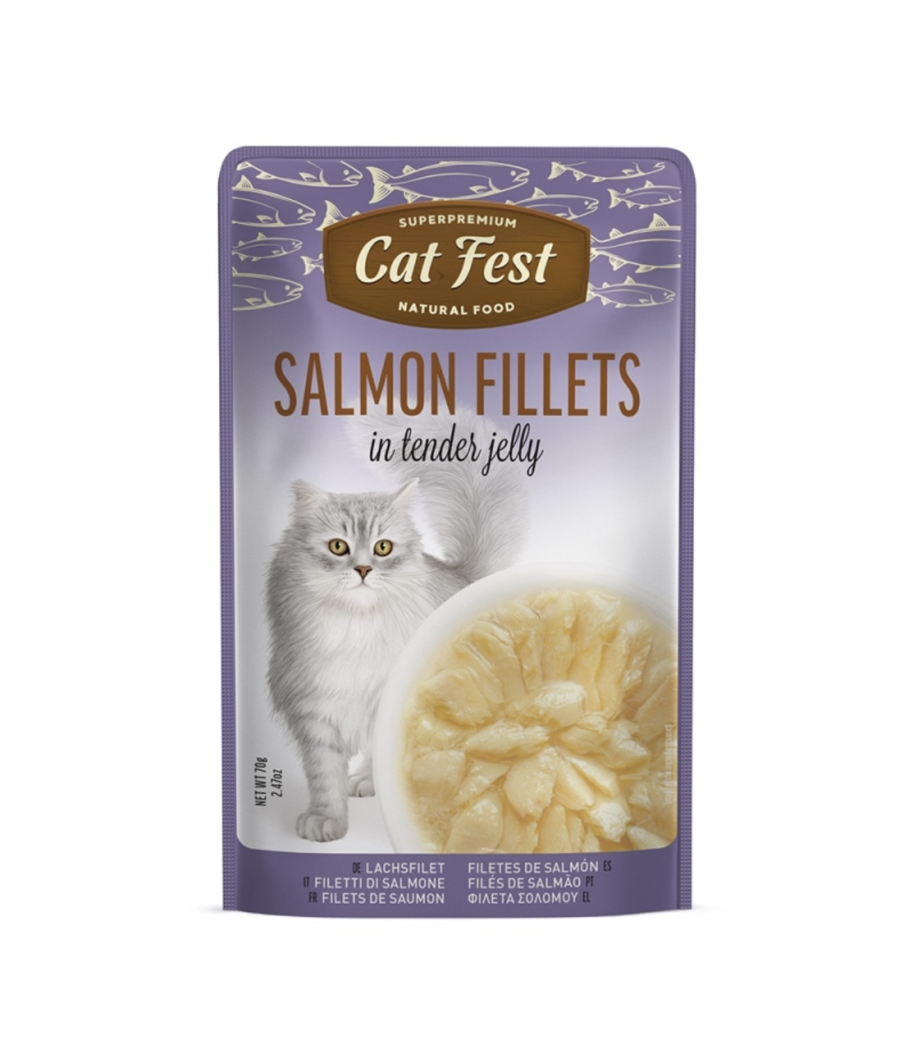 Cat Fest Salmon Fillets 70gr